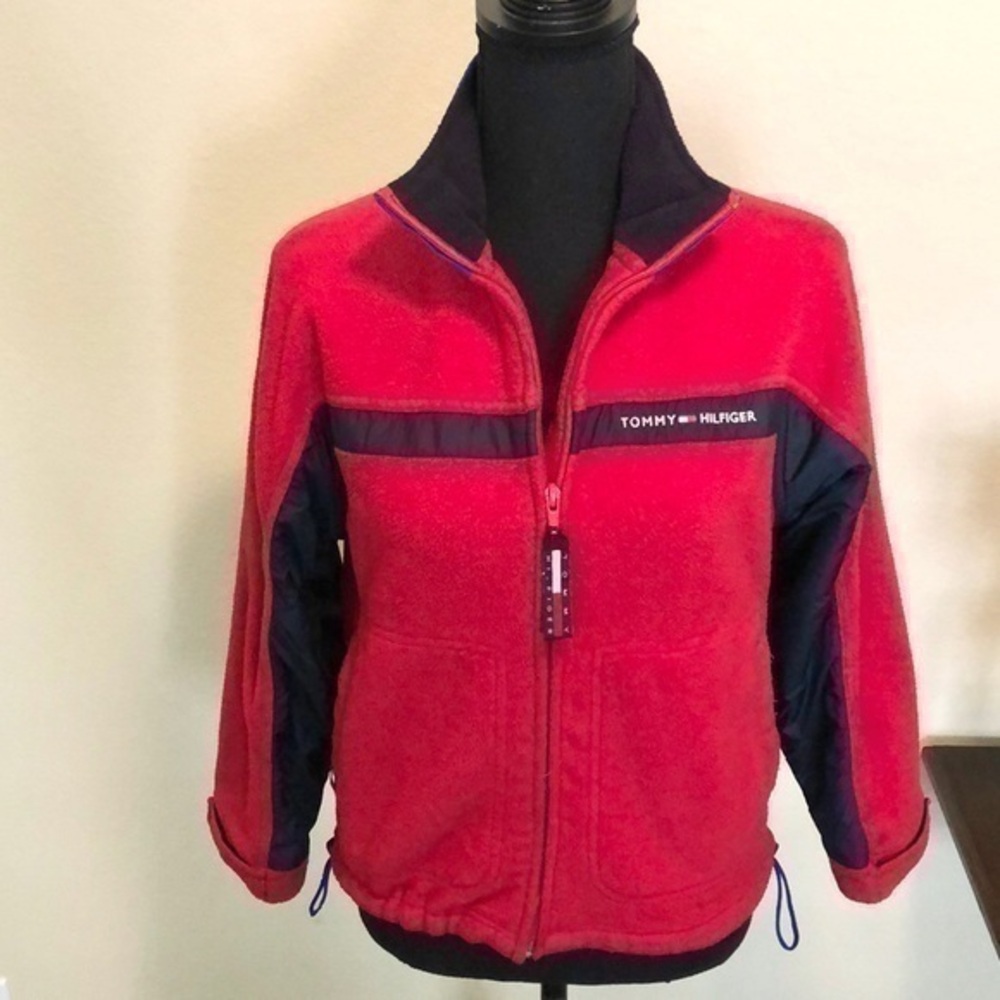Tommy Hilfiger Fleece Zip Front Jacket Size Small